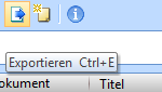 Export der Memos in eine Word-Datei