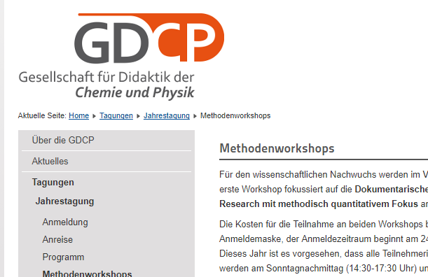 Vorbereitung GDCP-Workshop: Die dokumentarische Methode