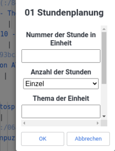 Unterrichtsplanung mit Joplin: Ein Praxisbeispiel
